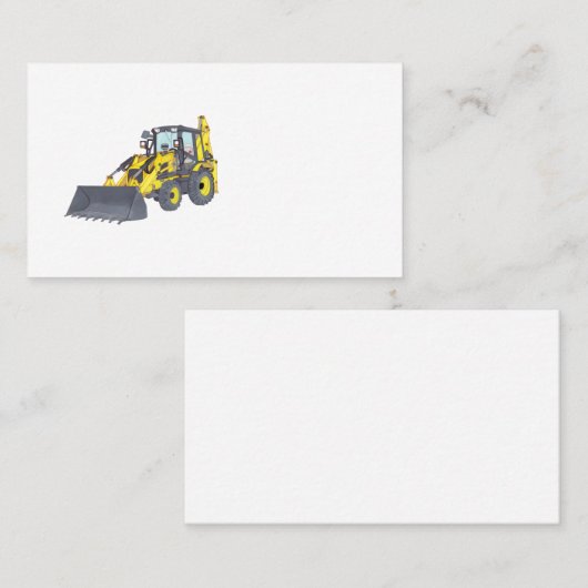 BACKHOE 名刺 (正面/裏面)