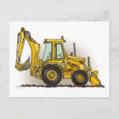 Backhoe Post Card ポストカード (正面)