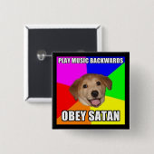 Backmaskingボタン 缶バッジ (正面&裏面)