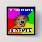 Backmaskingボタン 缶バッジ (正面)