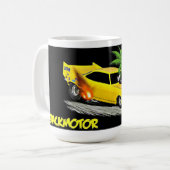 BackMotorの大きいマグ15のoz コーヒーマグカップ (正面左)