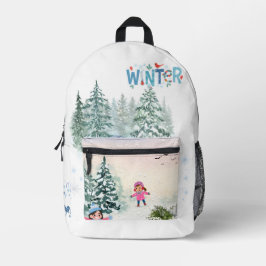 Backpack プリントバックパック