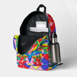 Backpack ：移感じ動する。 プリントバックパック