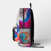 backpack cool boy modern to school cute プリントバックパック (右)