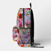 backpack flowers プリントバックパック (右)