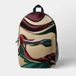 Backpack in stylish abstract graphic プリントバックパック