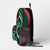 Backpack in stylish abstract graphic プリントバックパック (右)