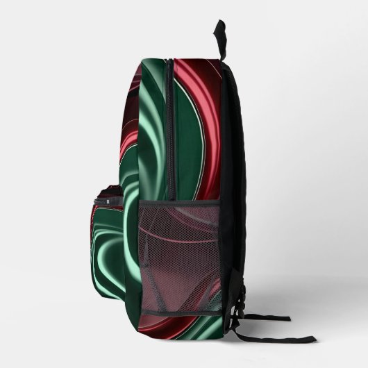 Backpack in stylish abstract graphic プリントバックパック (右)