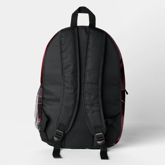 Backpack in stylish abstract graphic プリントバックパック (裏面)