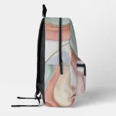 Backpack in stylish abstract graphic プリントバックパック (左)