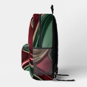 Backpack in stylish abstract graphic プリントバックパック (右)