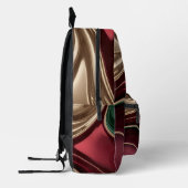 Backpack in stylish abstract graphic プリントバックパック (左)
