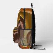 Backpack in stylish abstract graphic プリントバックパック (右)