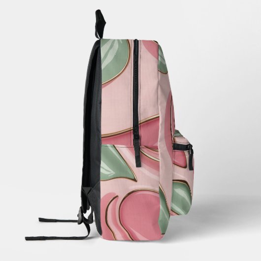 Backpack in stylish graphic プリントバックパック (左)