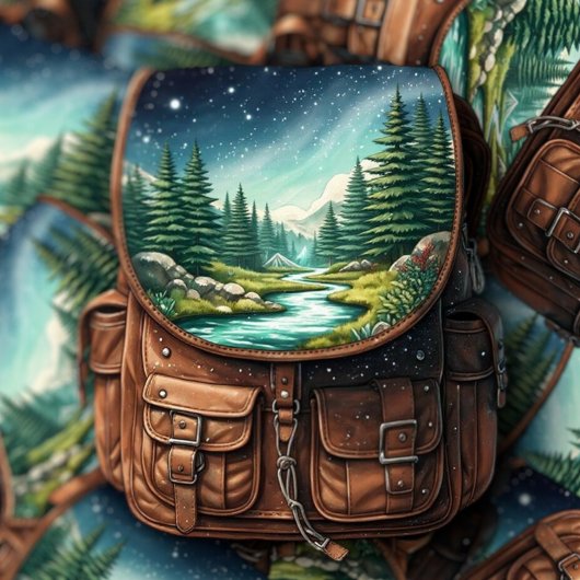 Backpack Lake Vinyl Sticker | Die-Cut Sticker シール