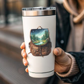 Backpack Lake Vinyl Sticker | Die-Cut Sticker シール