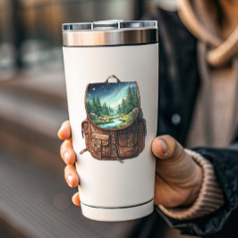 Backpack Lake Vinyl Sticker | Die-Cut Sticker シール