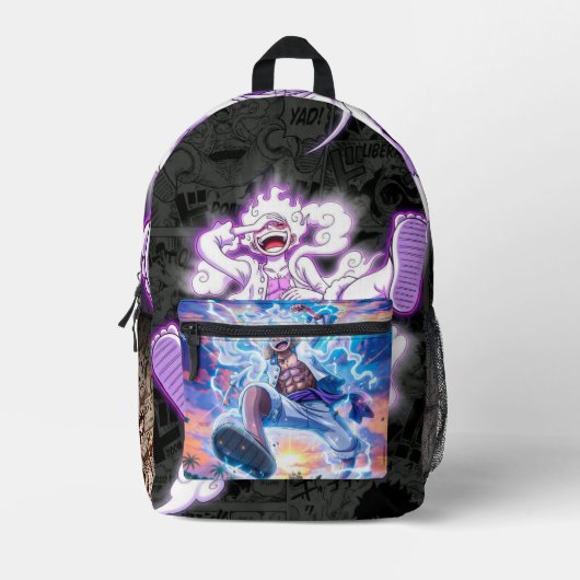 Backpack Luffy gearfifth プリントバックパック (正面)