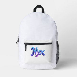 Backpack NYX プリントバックパック
