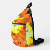 Backpack : Orange Yellow Flower . スリングバッグ (右コーナー)