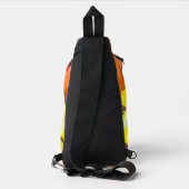 Backpack : Orange Yellow Flower . スリングバッグ (裏面)