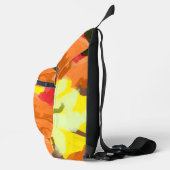 Backpack : Orange Yellow Flower . スリングバッグ (右)