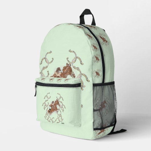 Backpack : Race is On プリントバックパック (裏面右端)