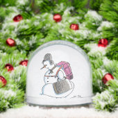 Backpack Snowman snow globe (クリスマス)