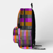 Backpack - Stripe Tri-Gradient Edge プリントバックパック (右)