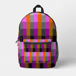 Backpack - Stripe Tri-Gradient Edge プリントバックパック