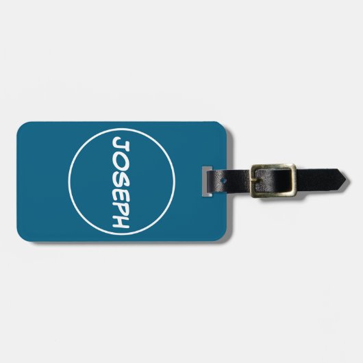 Backpack Tag with Emergency Contacts  ラゲッジタグ (正面横)