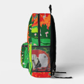 Backpack  :  Traveling Parrot  プリントバックパック (右)