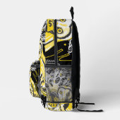 Backpack – Urban Tree Owl & Wealth Surreal Pop-Art プリントバックパック (右)