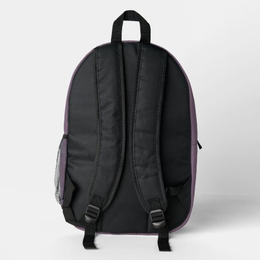 backpack with initials of the name, school bag プリントバックパック (裏面)