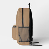 Backpack with initials of the name, school bag プリントバックパック (右)