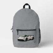Backpack with pagani design プリントバックパック (正面)