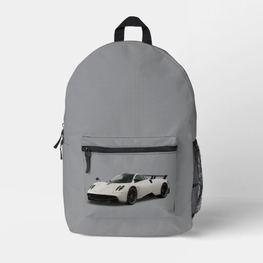 Backpack with pagani design プリントバックパック (正面)