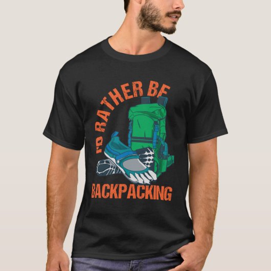 Backpacker Digital Nomade Work And Travel World Tr Tシャツ (正面)