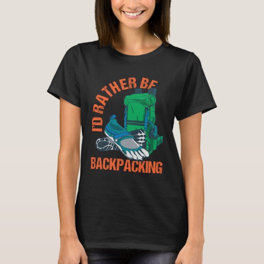 Backpacker Digital Nomade Work And Travel World Tr Tシャツ (正面)