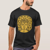 Backprint Buddha Head Spiritual Chi Tシャツ (正面)