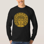 Backprint Buddha Head Spiritual Chi Tシャツ (正面)
