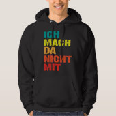 Backprint Ich mach da nicht mit パーカ (正面)