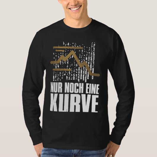 Backprint Just one more curve Hiking and outdoors  Tシャツ (正面)