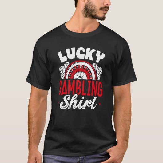Backprint Lucky Gambling Tシャツ (正面)