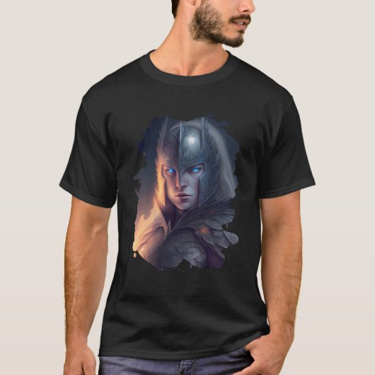 Backprint Reign of Ice the queen of darkness fanta Tシャツ (正面)