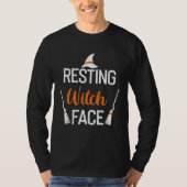 Backprint Resting Wwitch Face Tシャツ (正面)