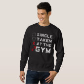 Backprint Single Taken Gym Forgiving Gym Training スウェットシャツ (正面フル)