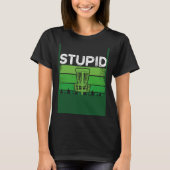 Backprint Stupid Tree Ultimate Frisbee Tシャツ (正面)