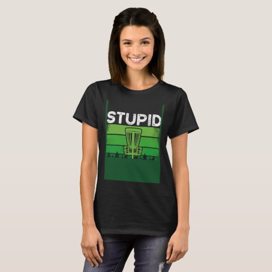Backprint Stupid Tree Ultimate Frisbee Tシャツ (正面フル)