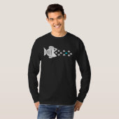 Backprint Swimming Against The Power Tシャツ (正面フル)